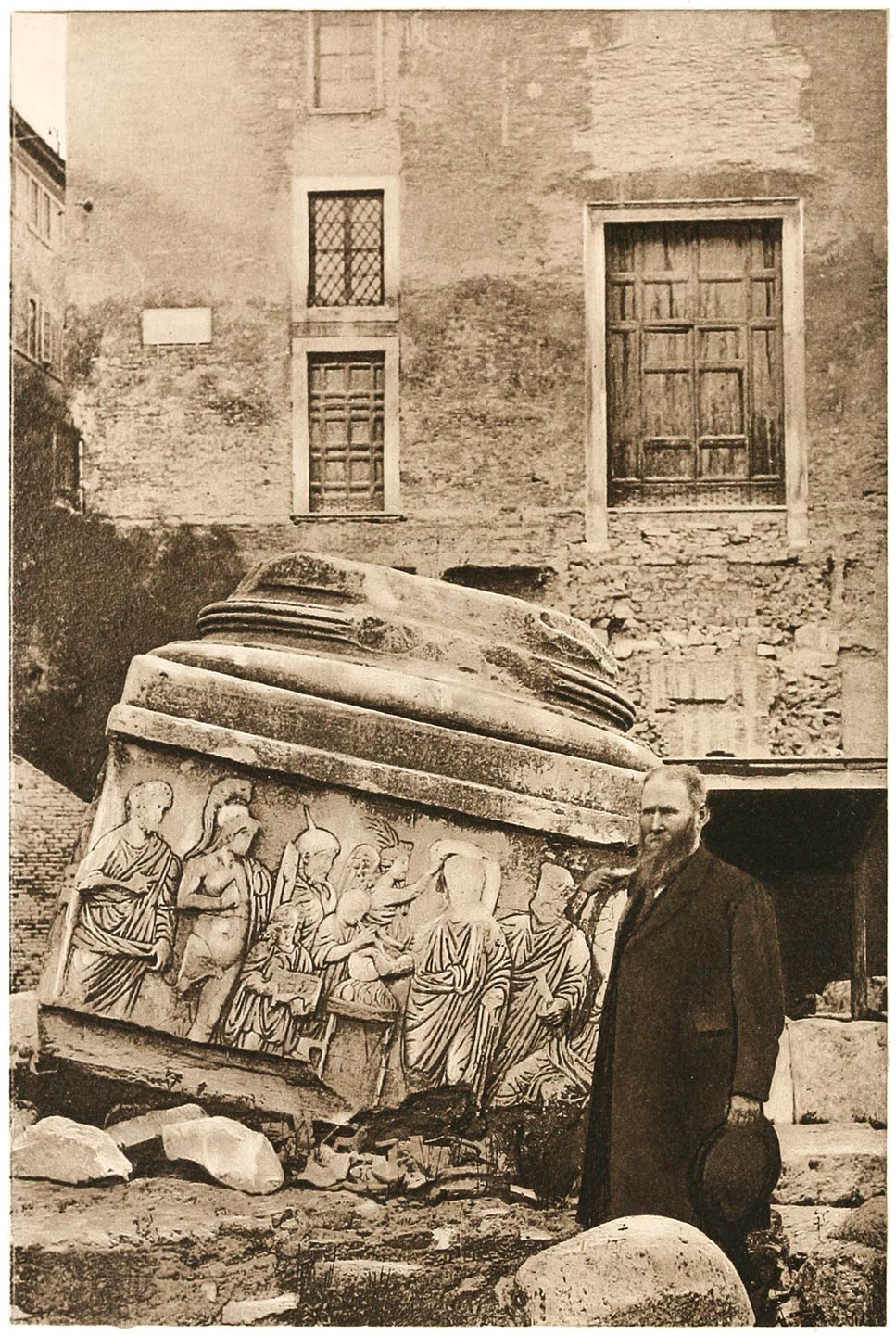 Jeremiah Curtin in the Ruins of the Roman Forum