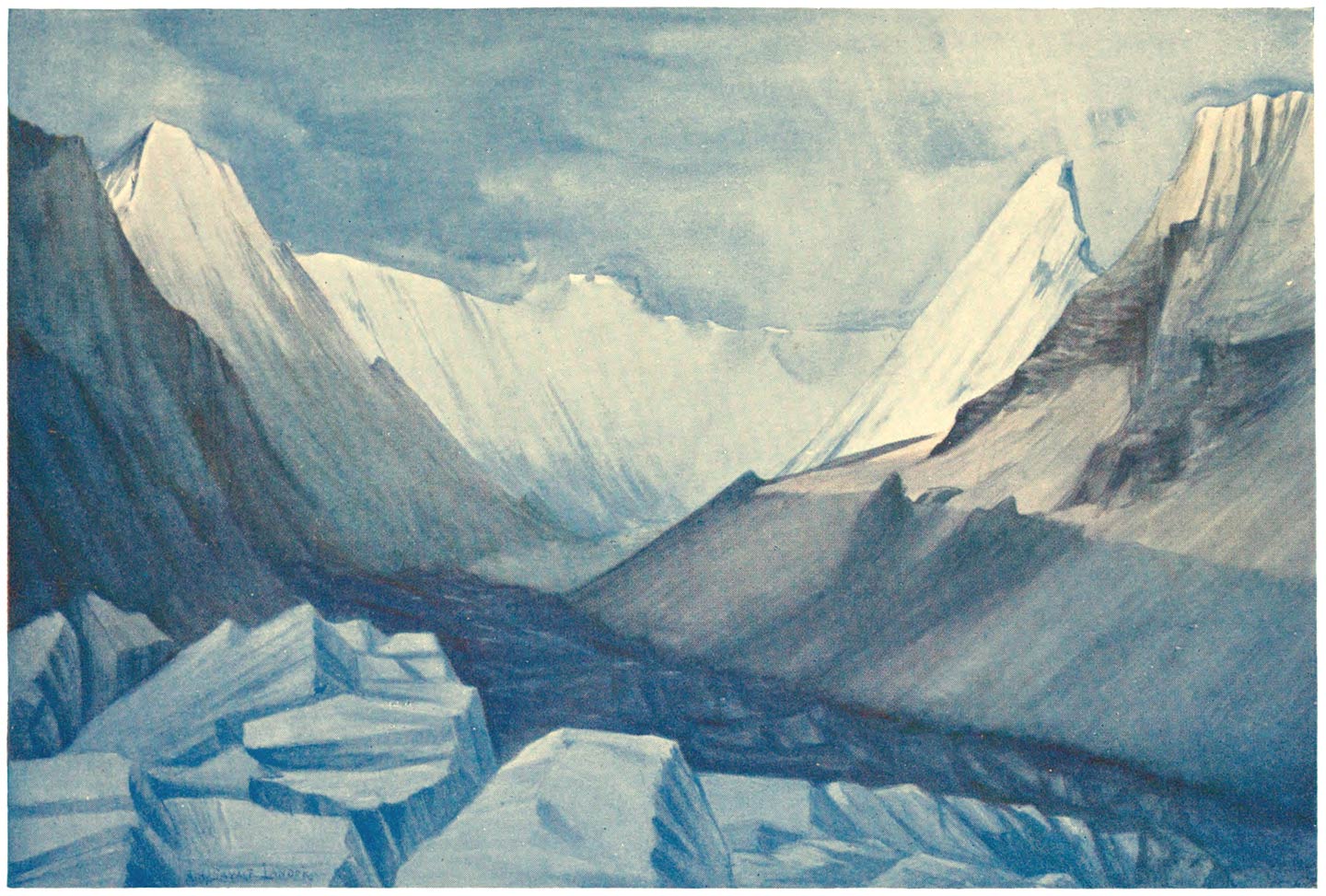 The Lumpa Basin and Charles Landor Glacier