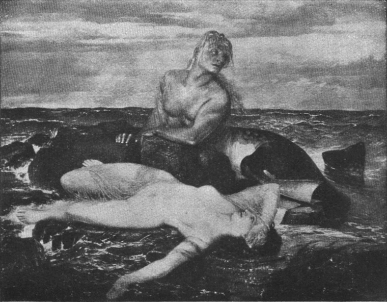 Triton und Nereide von Böcklin