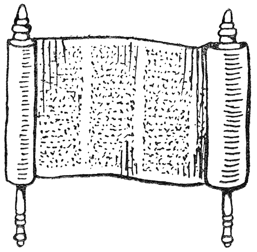 Torah scroll.