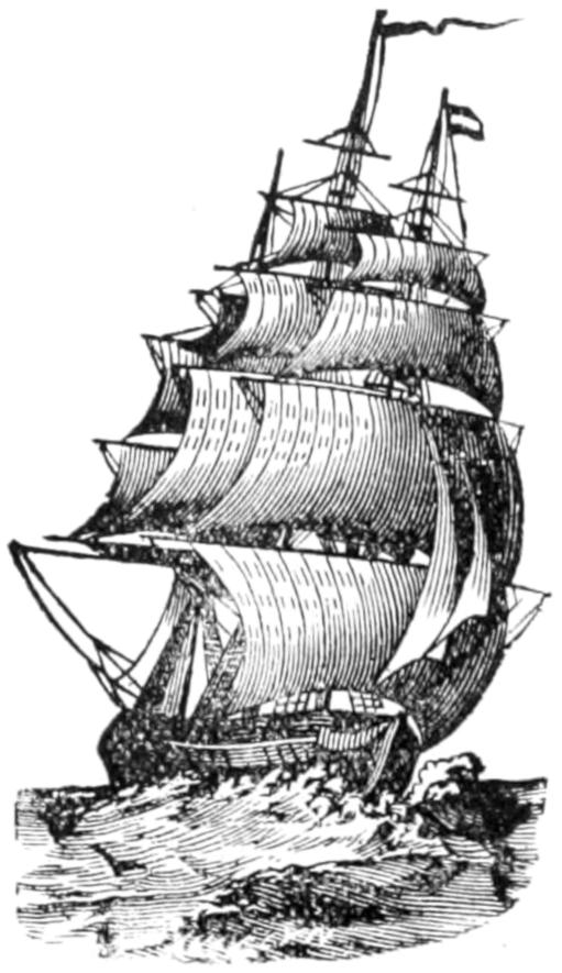 Sailing ship as ornament