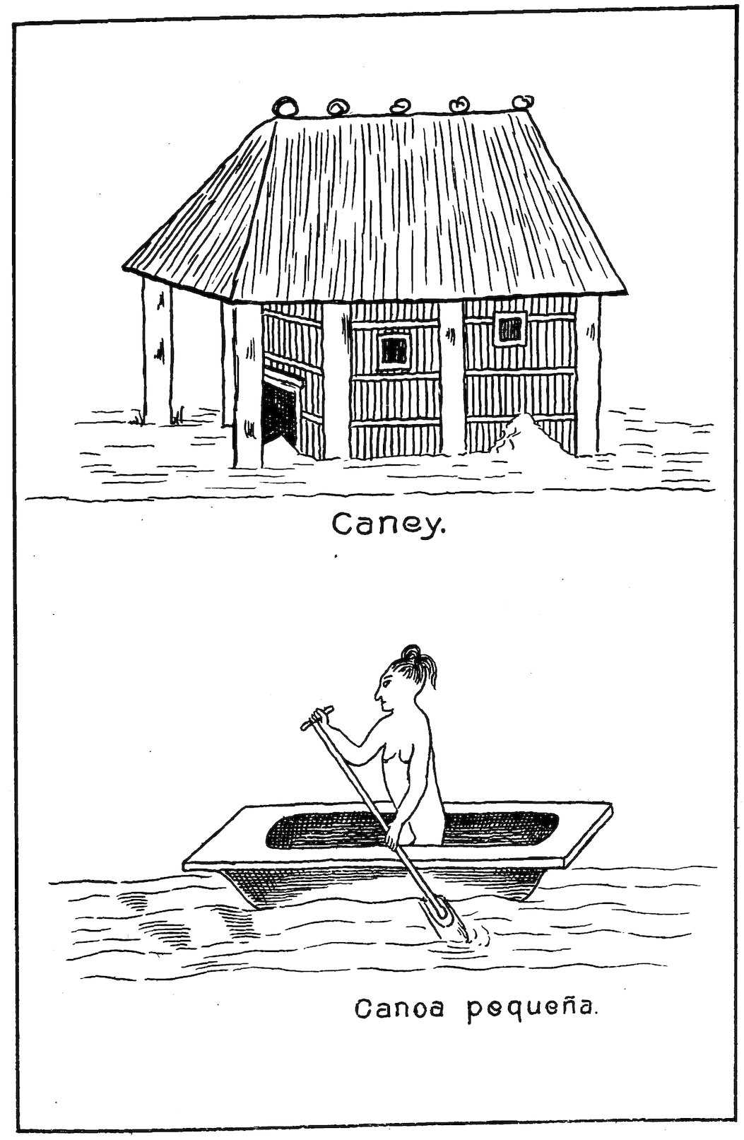 Caney. Canoa pequeña.