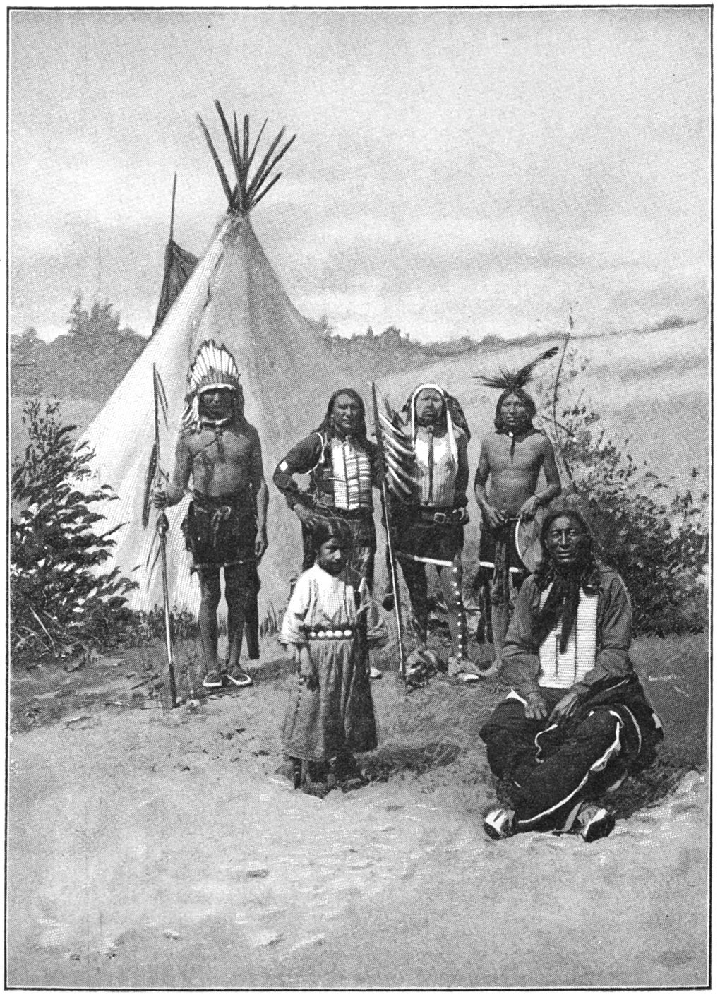 Sioux Indians and Teepee