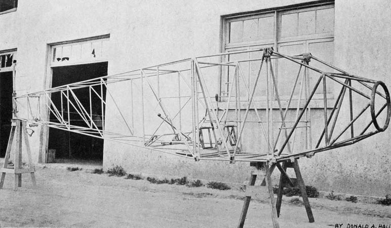 FUSELAGE FRAME OF THE PLANE