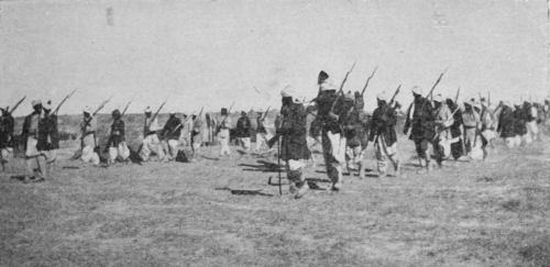 Infantry marching