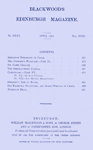 Blackwood's Edinburgh Magazine, Vol. 93, No. 570, April, 1863