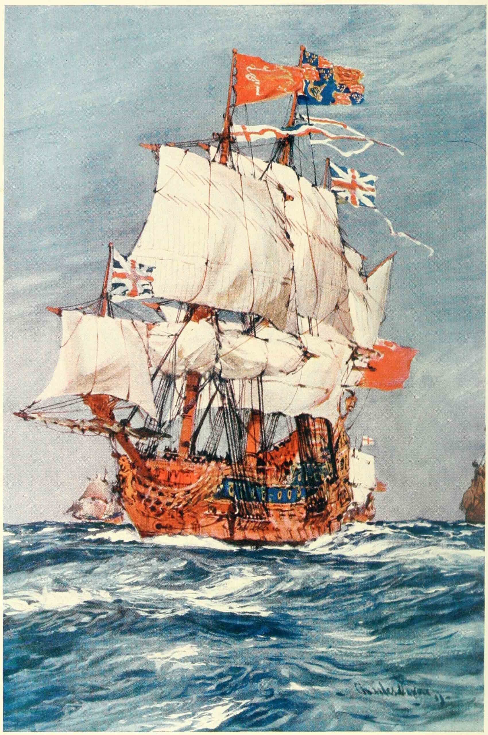 A Seventeenth-century English Warship