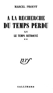 Le temps retrouvé Tome 2 (de 2), Marcel Proust