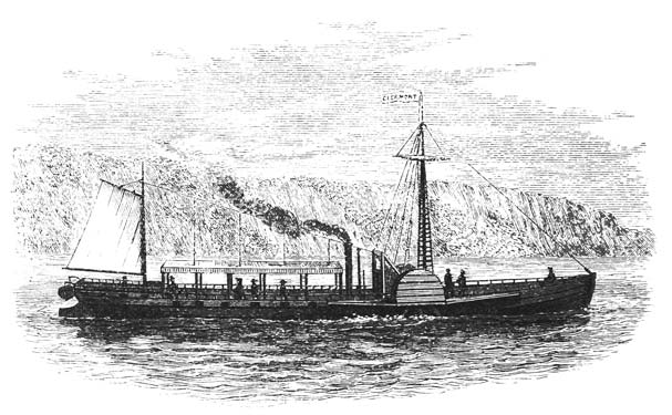 S.S. “Clermont” by Robert Fulton