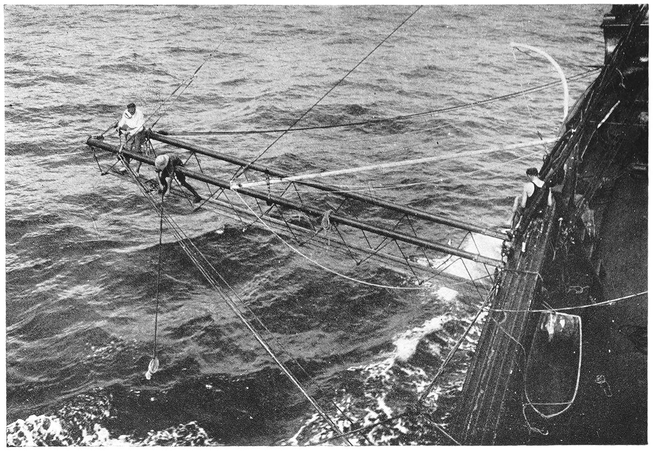 Using a Net from the Boom.