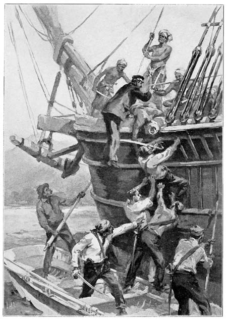 On the decks above were three hundred desperate and well-armed natives