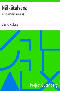 Nälkätalvena, Väinö Kataja