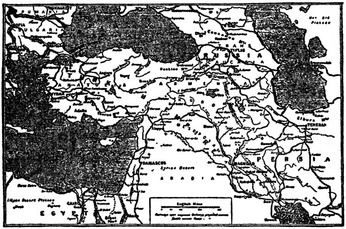 Stretch or Territory Controlled by Turkey in 1914