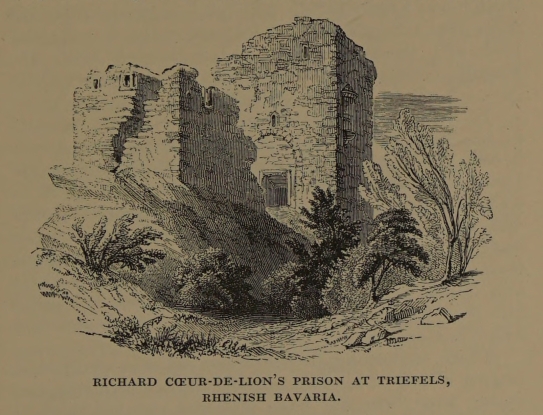 RICHARD CŒUR-DE-LION'S PRISON AT TRIEFELS, RHENISH BAVARIA.