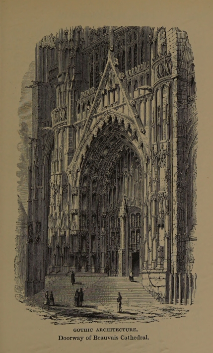 GOTHIC ARCHITECTURE. Doorway of Beauvais Cathedral.