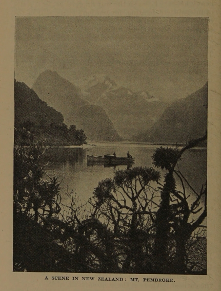 A SCENE IN NEW ZEALAND: MT. PEMBROKE.