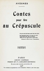 Contes pour lire au crépuscule, Avesnes