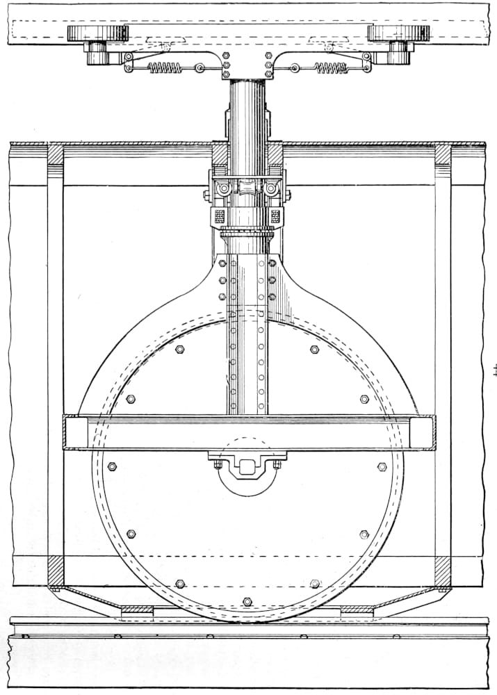 Wheel structure on rail diagram.