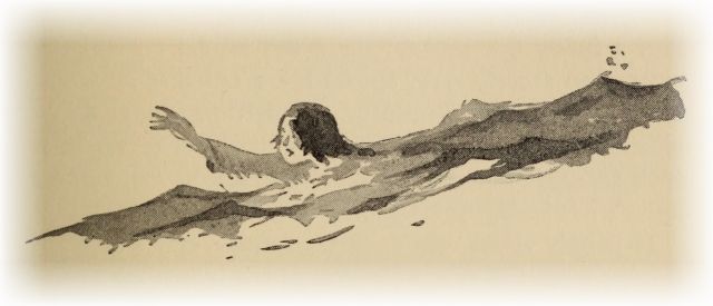 girl swimming