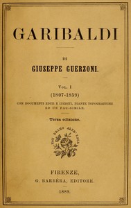 Garibaldi, Vol. 1 (of 2) : by Giuseppe Guerzoni