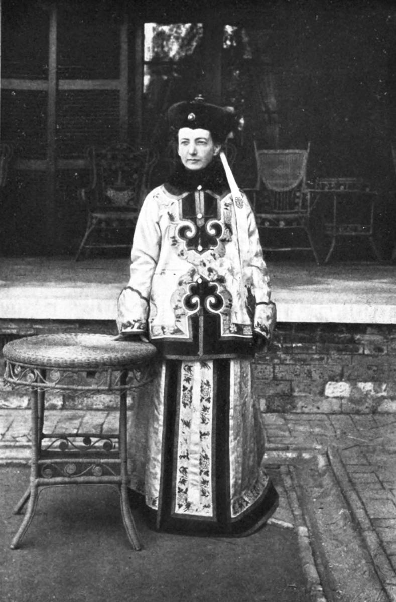 The Author in Chinese Costume