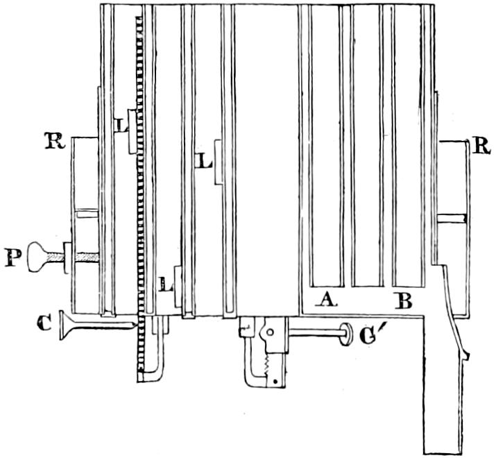 Section of burner