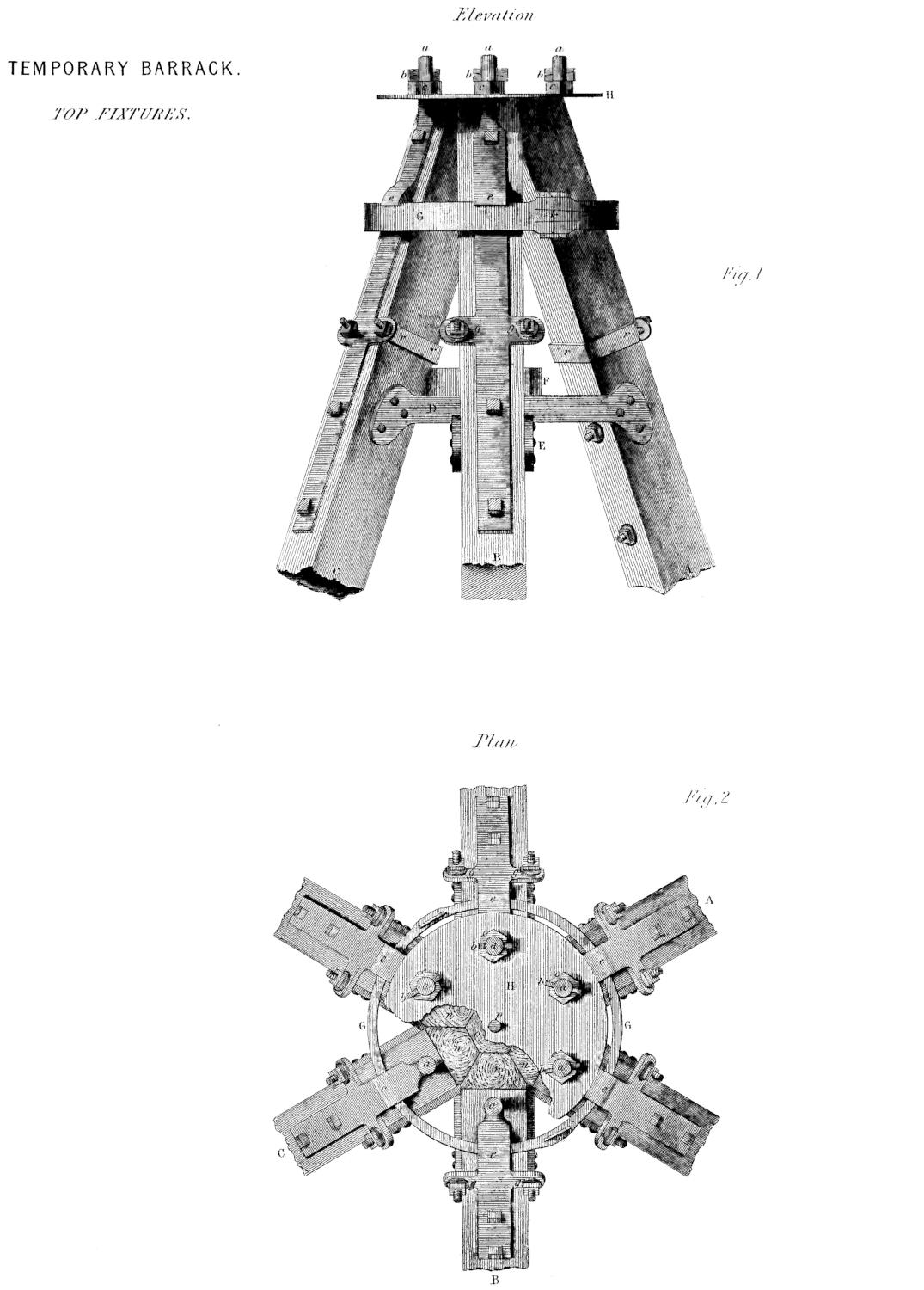 Top of support construction