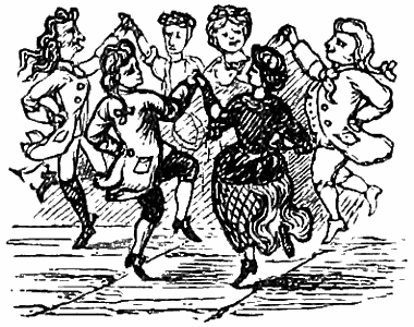 Group of dancing people.