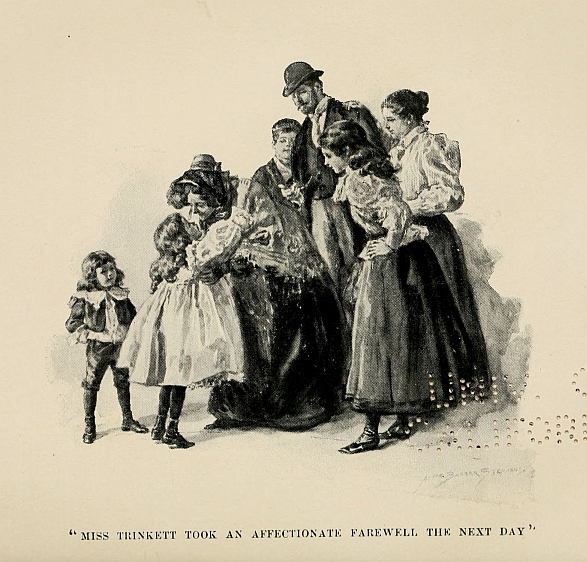 "MISS TRINKETT TOOK AN AFFECTIONATE FAREWELL THE NEXT DAY"