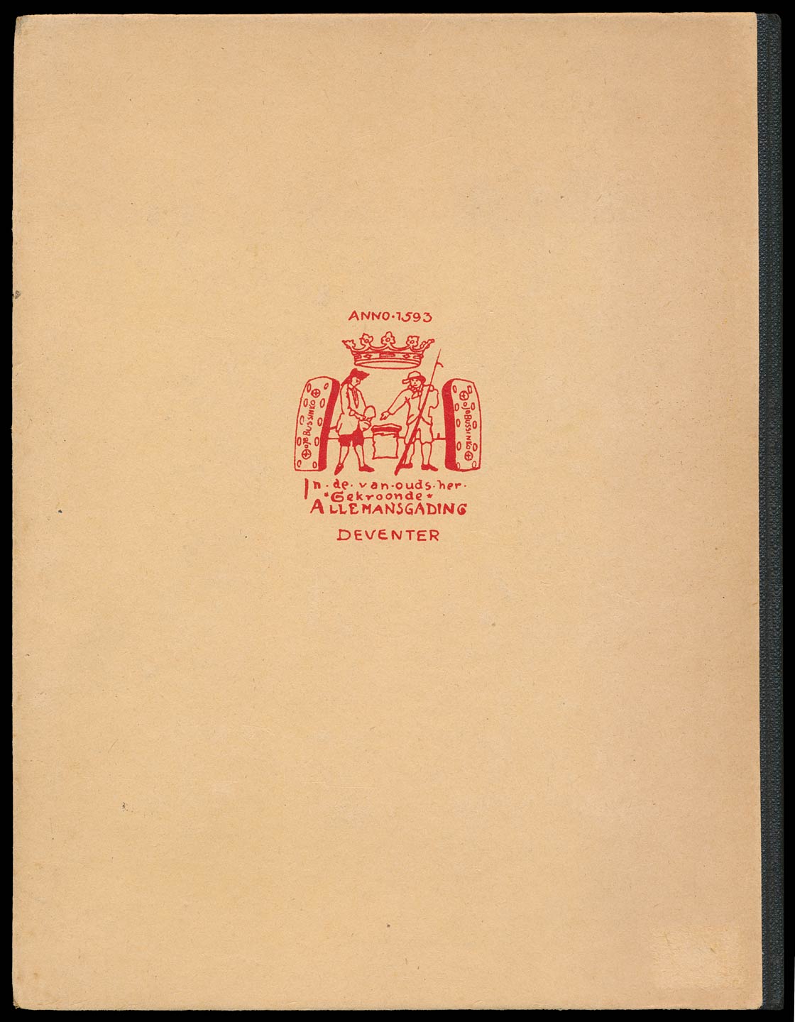 Oorspronkelijke achterkant.