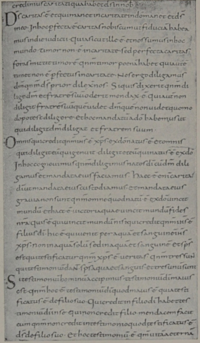 Plate VII: “Bible of Grandval”, of the ninth century.