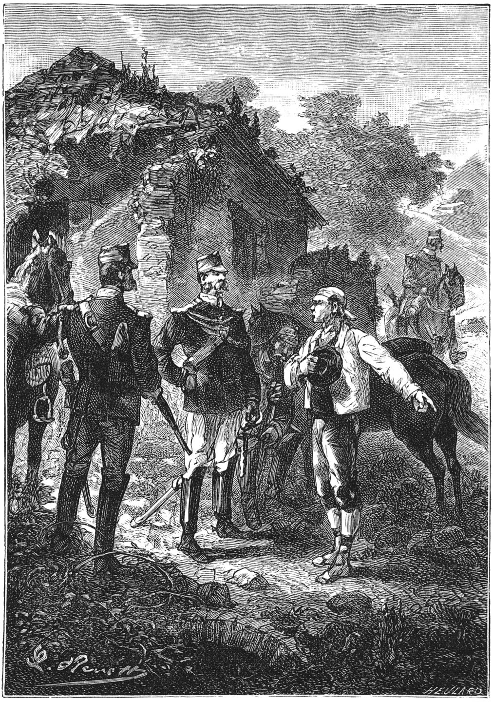 Nu ik weet wat er van aan is, zou het mij niet verwonderen, wanneer dat de vluchtelingen waren. (Bladz. 123.)