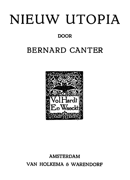 Oorspronkelijke titelpagina.