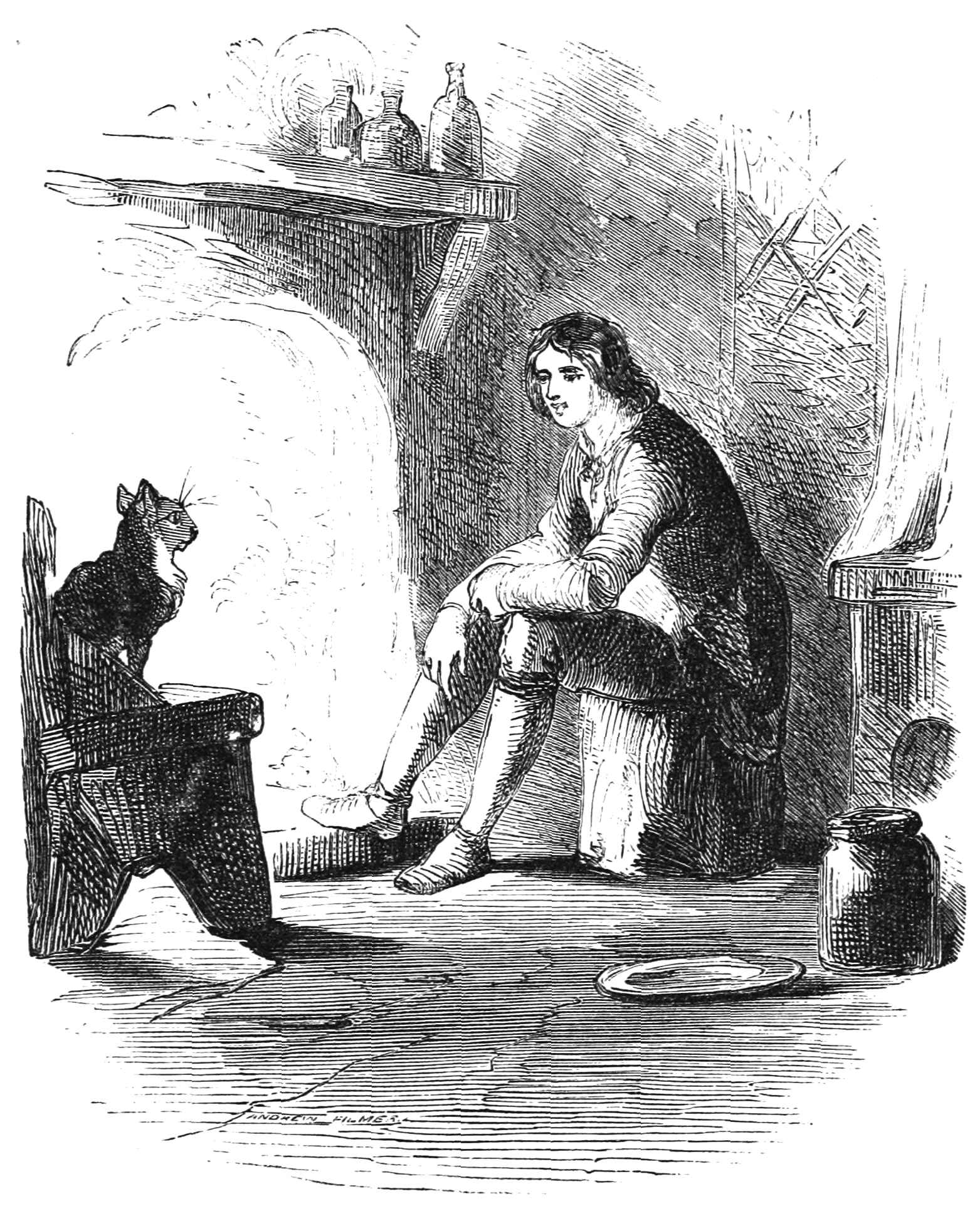 Ernest and the Gray Cat