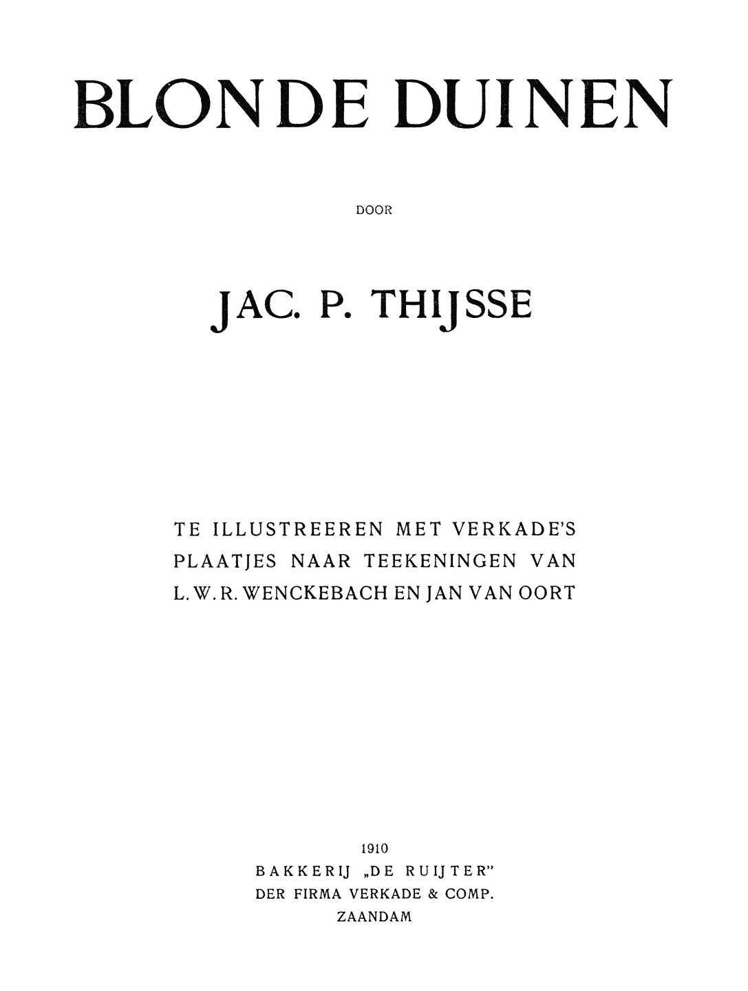 Oorspronkelijke titelpagina.