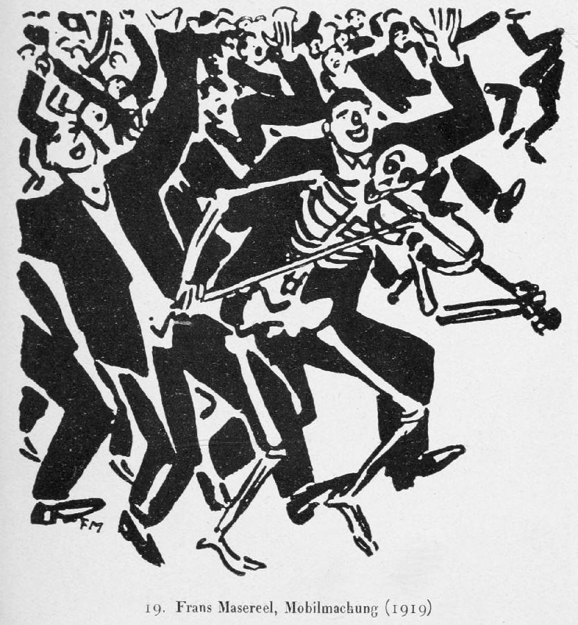 Frans Masereel, Mobilmachung (1919)