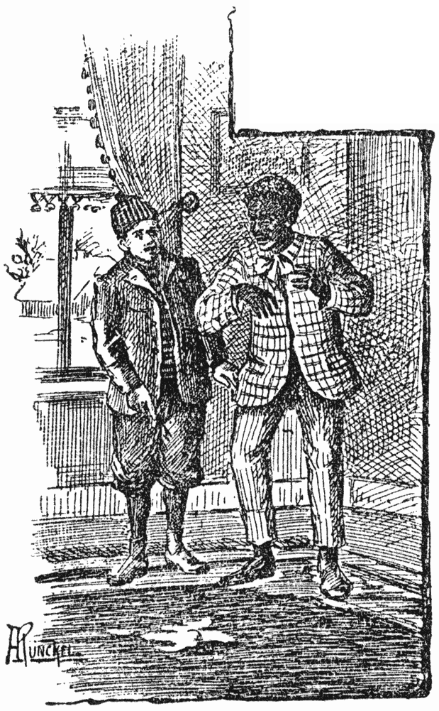 „Au, au!” schreeuwde hij, „dat prikt.”