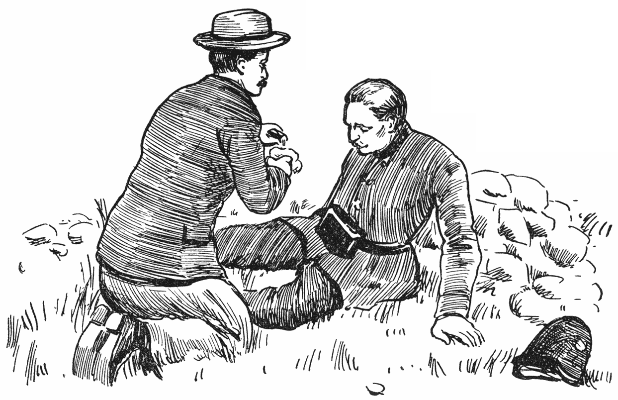 .... totdat zijn patiënt weer bijkwam en de oogen opsloeg.