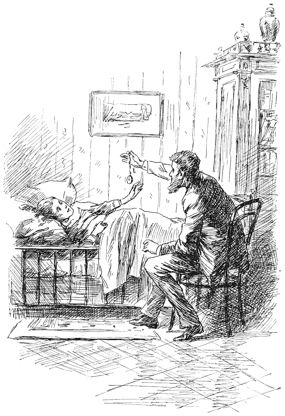 „Ja, hier is het”, antwoordde hij.