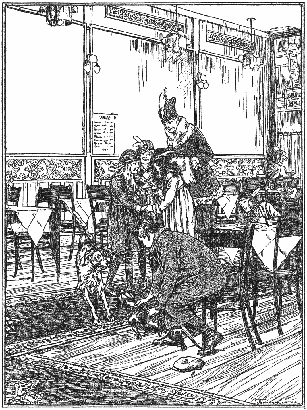 Puck was intusschen opgevlogen en begroette haar vriendinnen hartelijk.