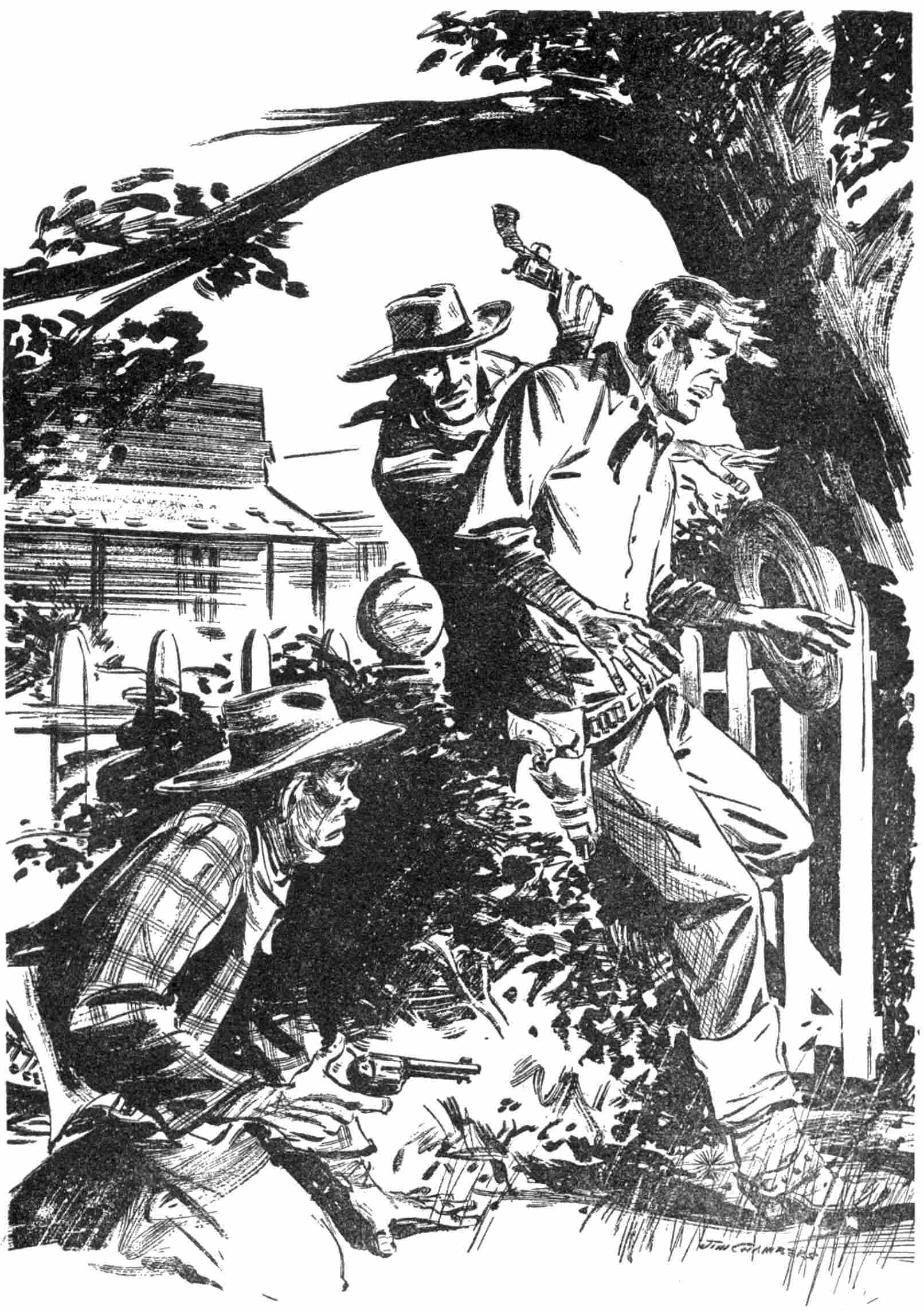 A man hitting Irish on the head