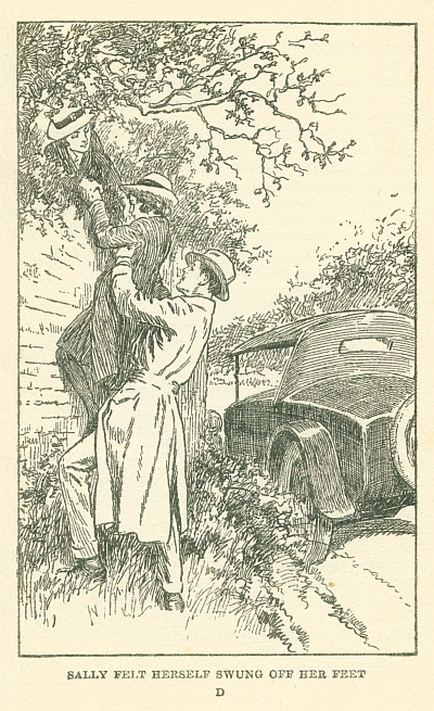 SALLY FELT HERSELF SWUNG OFF HER FEET