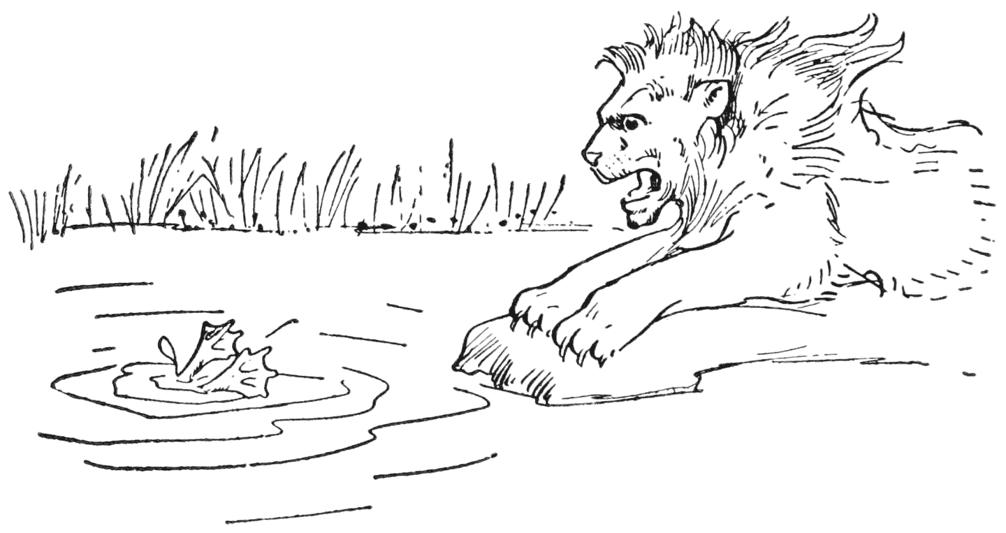 The frog was too quick for him