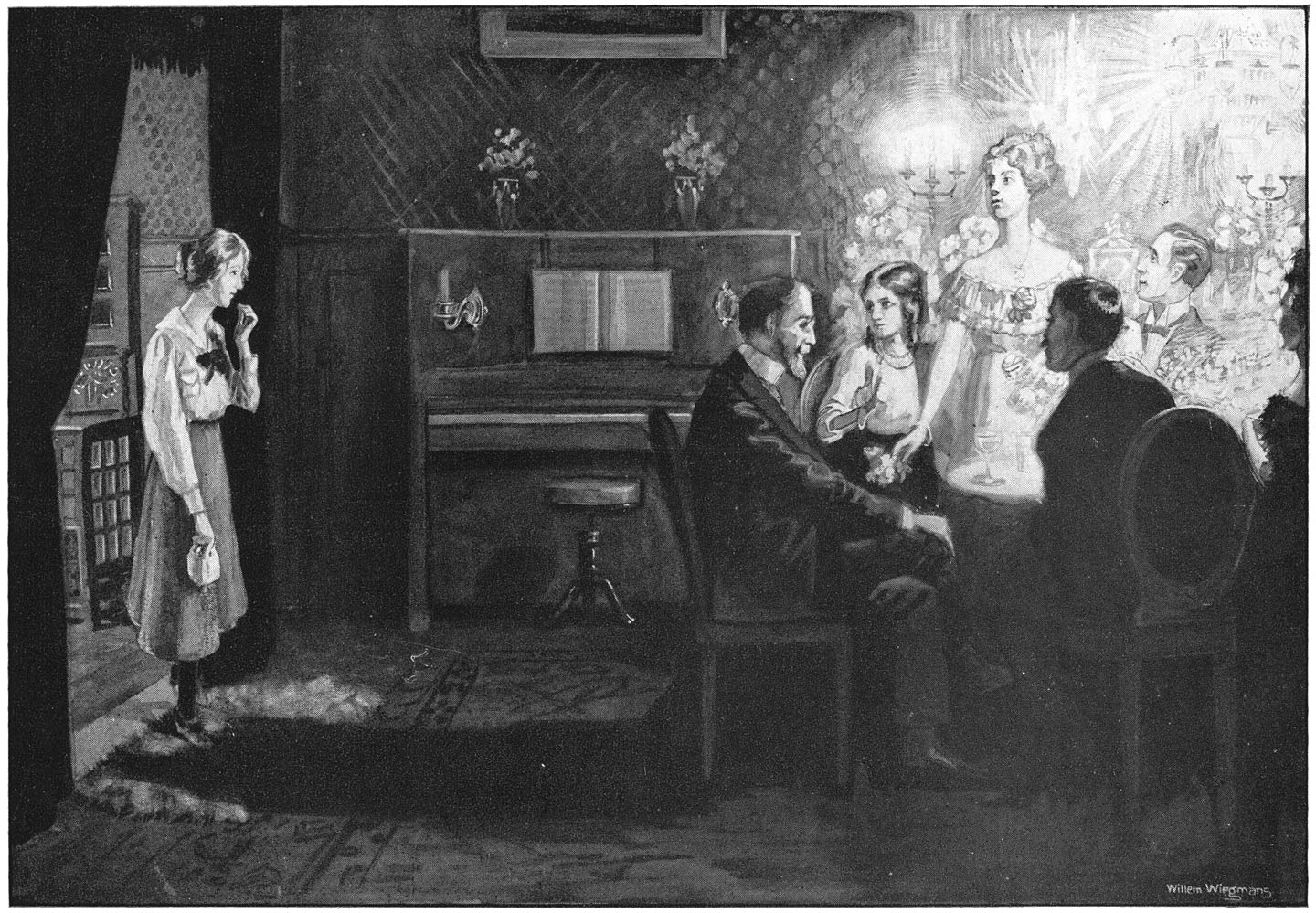 Ze zag Olga, schitterend en mooi.