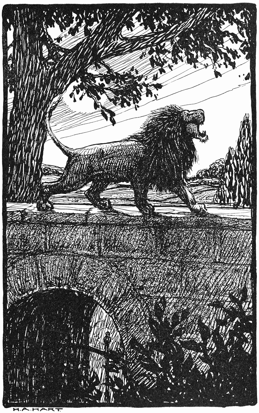 “At night he walked around the castle walls, as a tireless watcher.”