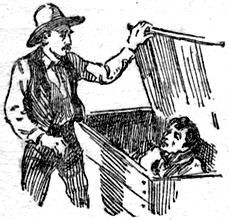 Snipe Lee in the oat-bin