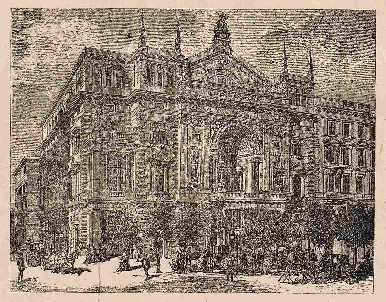 Das Ringtheater am Morgen des 8. December 1881.