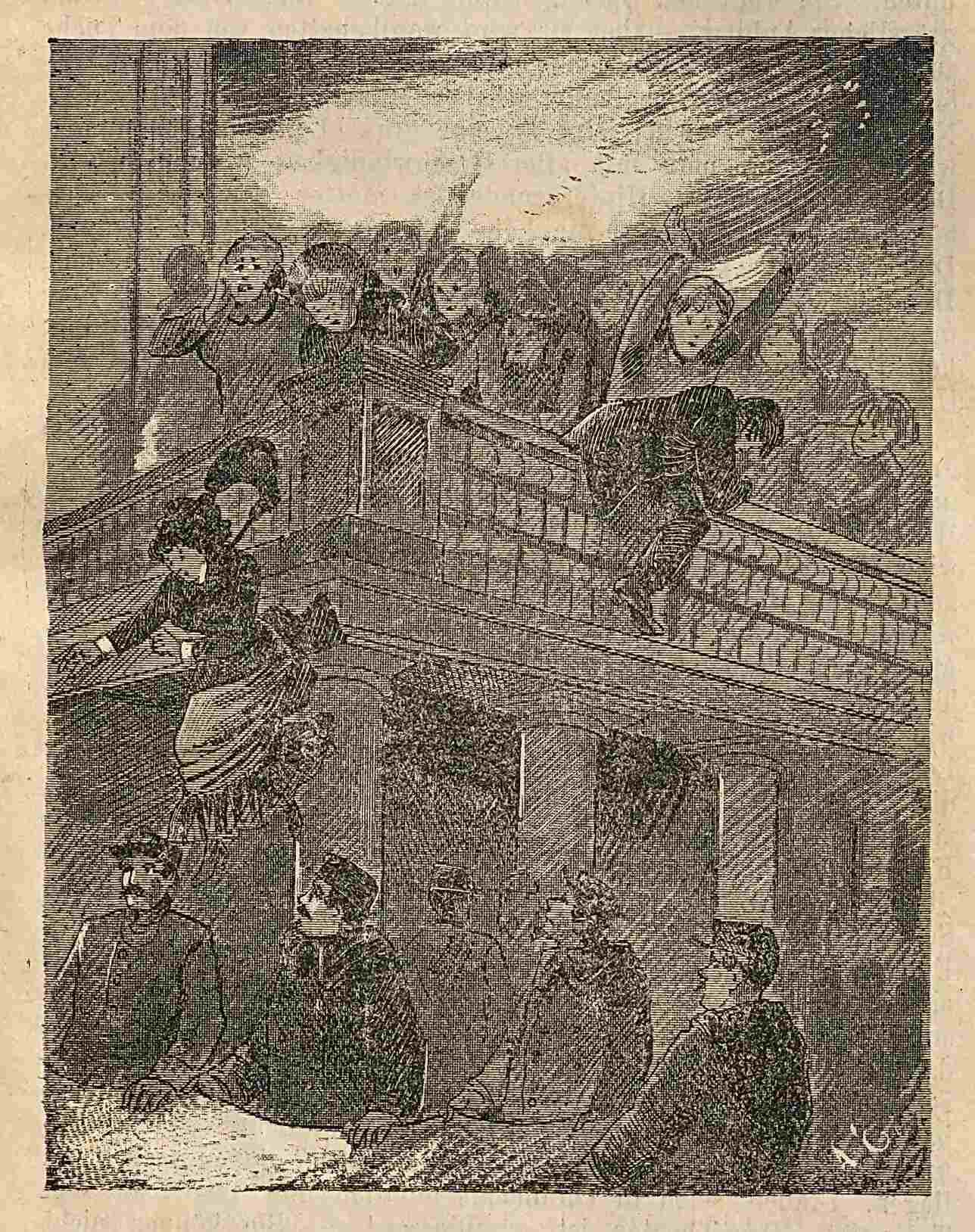 Rettungsversuche mit dem Springtuch.