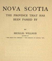 Nova Scotia, Beckles Willson