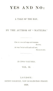 Yes and no, Volume 2 (of 2), Constantine Henry Phipps